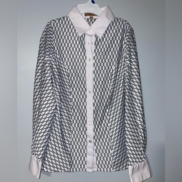 Notations Tops - 🎂Notations Stylish Black and White Women’s Blouse